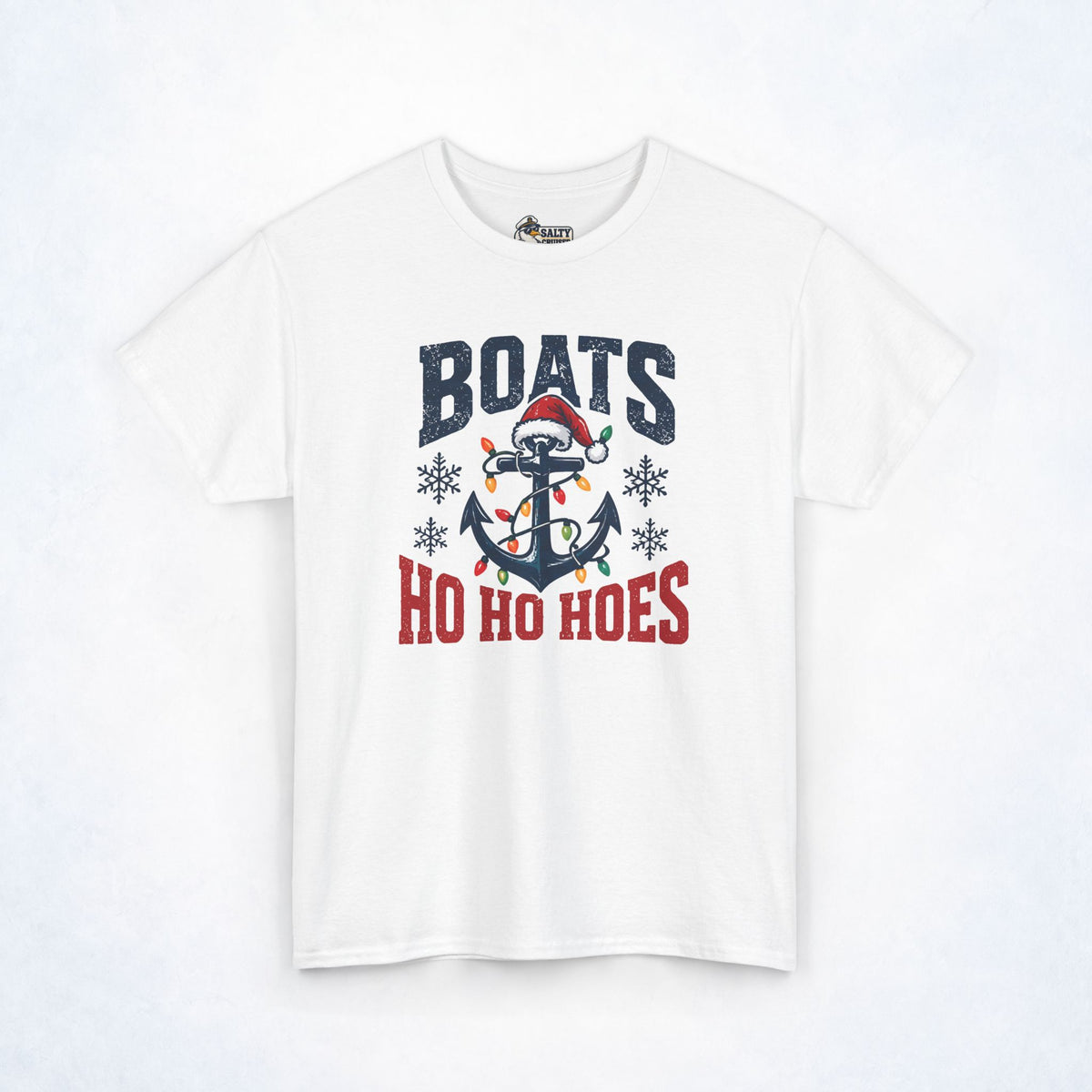 Boats & Ho Ho Hoes Nautical Christmas Tee
