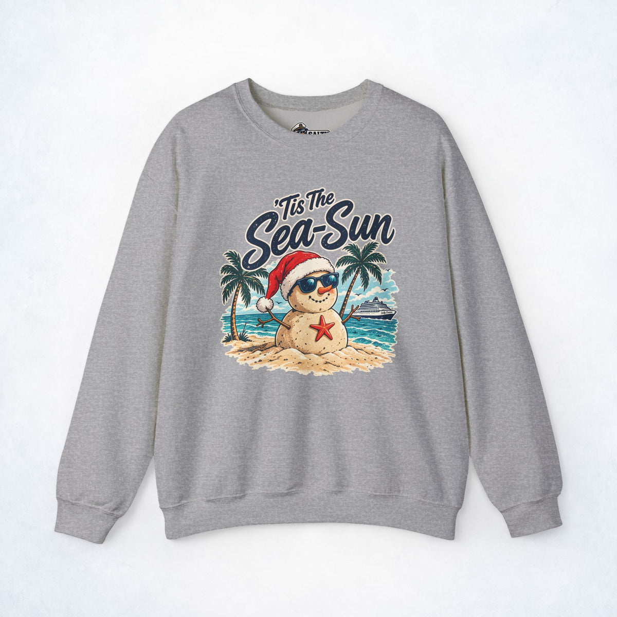 ’Tis the Sea-Sun Christmas Cruise Sweatshirt