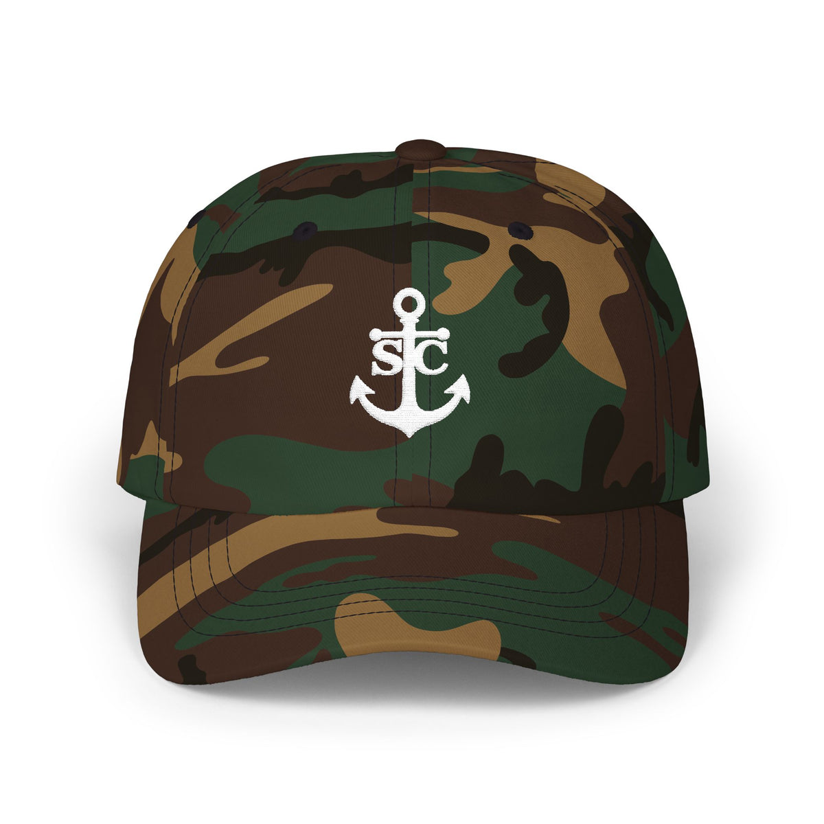 Salty Cruiser Anchor Embroidered Dad Cap