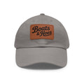 Boats & Hoes Leather Patch Dad Hat