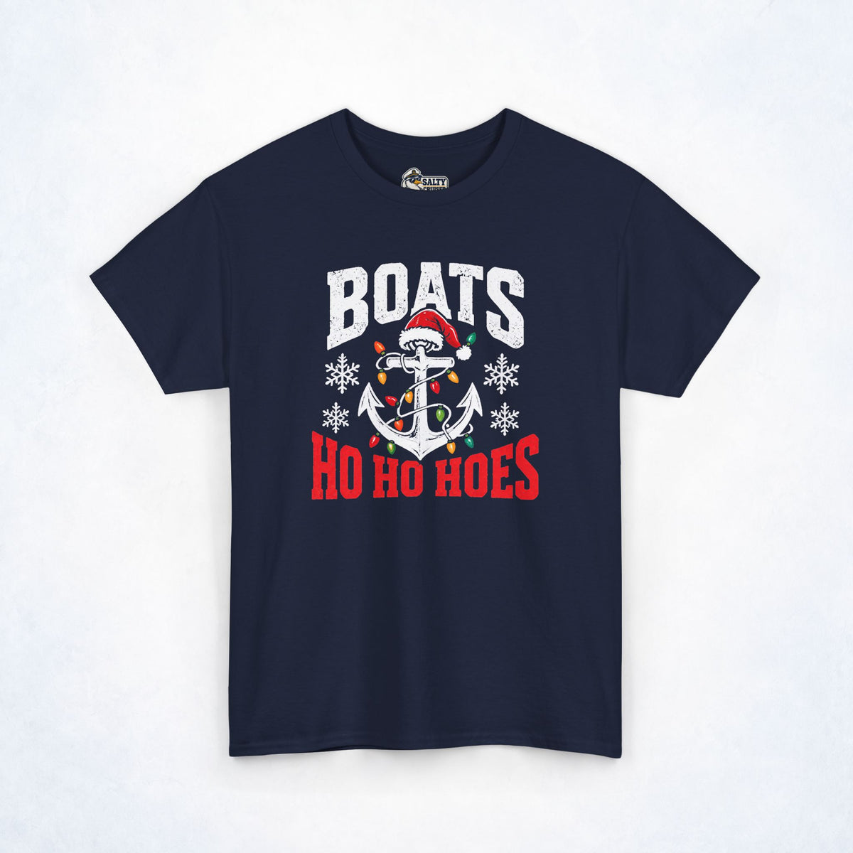 Boats & Ho Ho Hoes Nautical Christmas Tee
