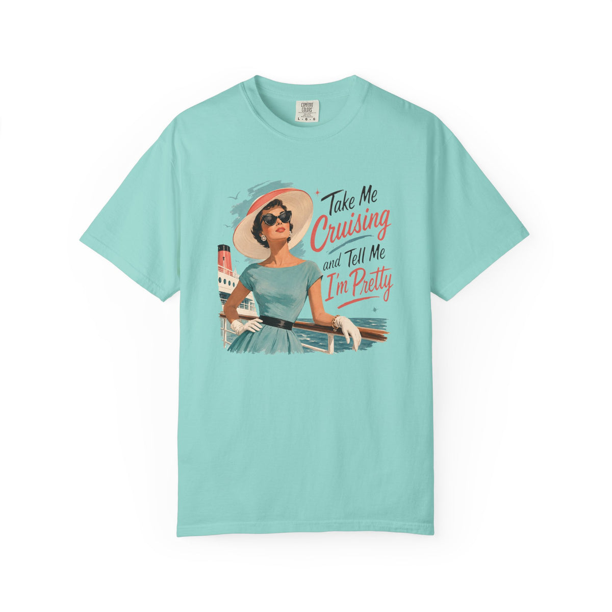 Take Me Cruising and Tell Me I'm Pretty Vintage Poster Tee