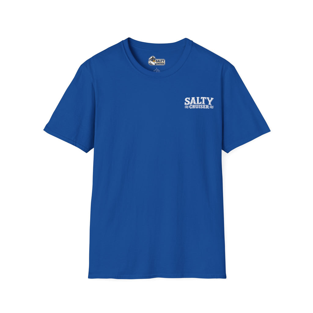 All Aboard Means All Aboard Pier Runner Front and Back Cruise Tee