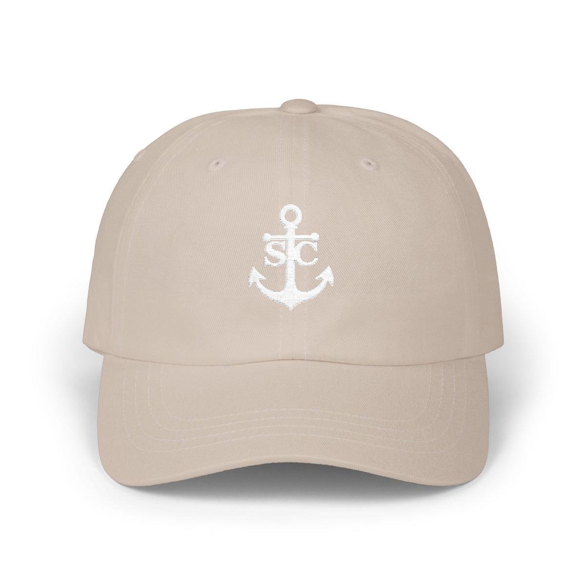 Salty Cruiser Anchor Embroidered Dad Cap
