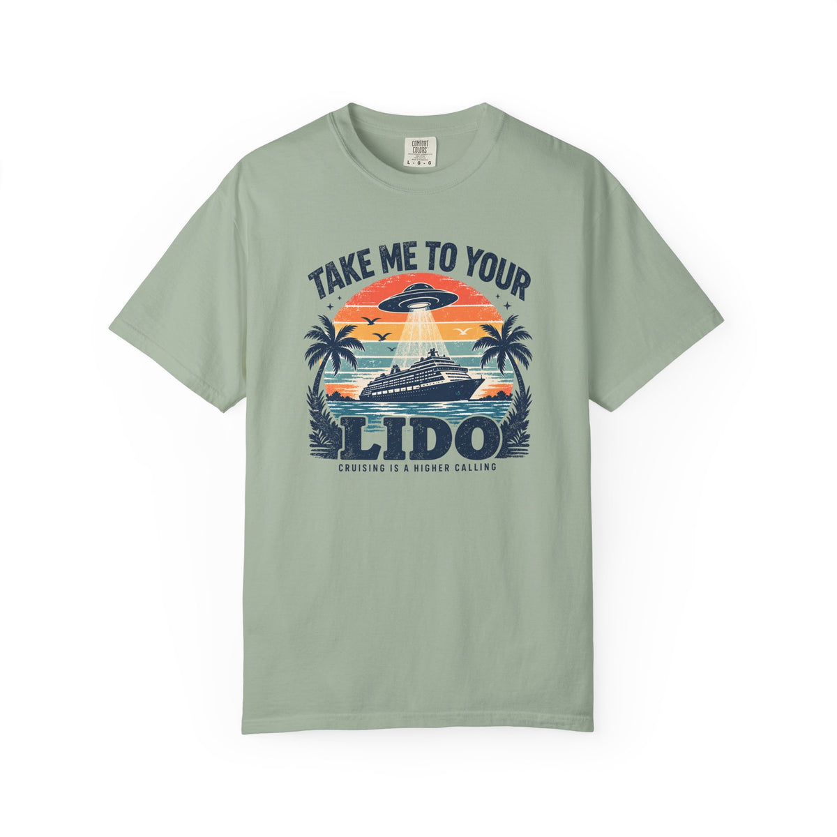 Take Me to Your Lido Retro UFO Cruise Tee
