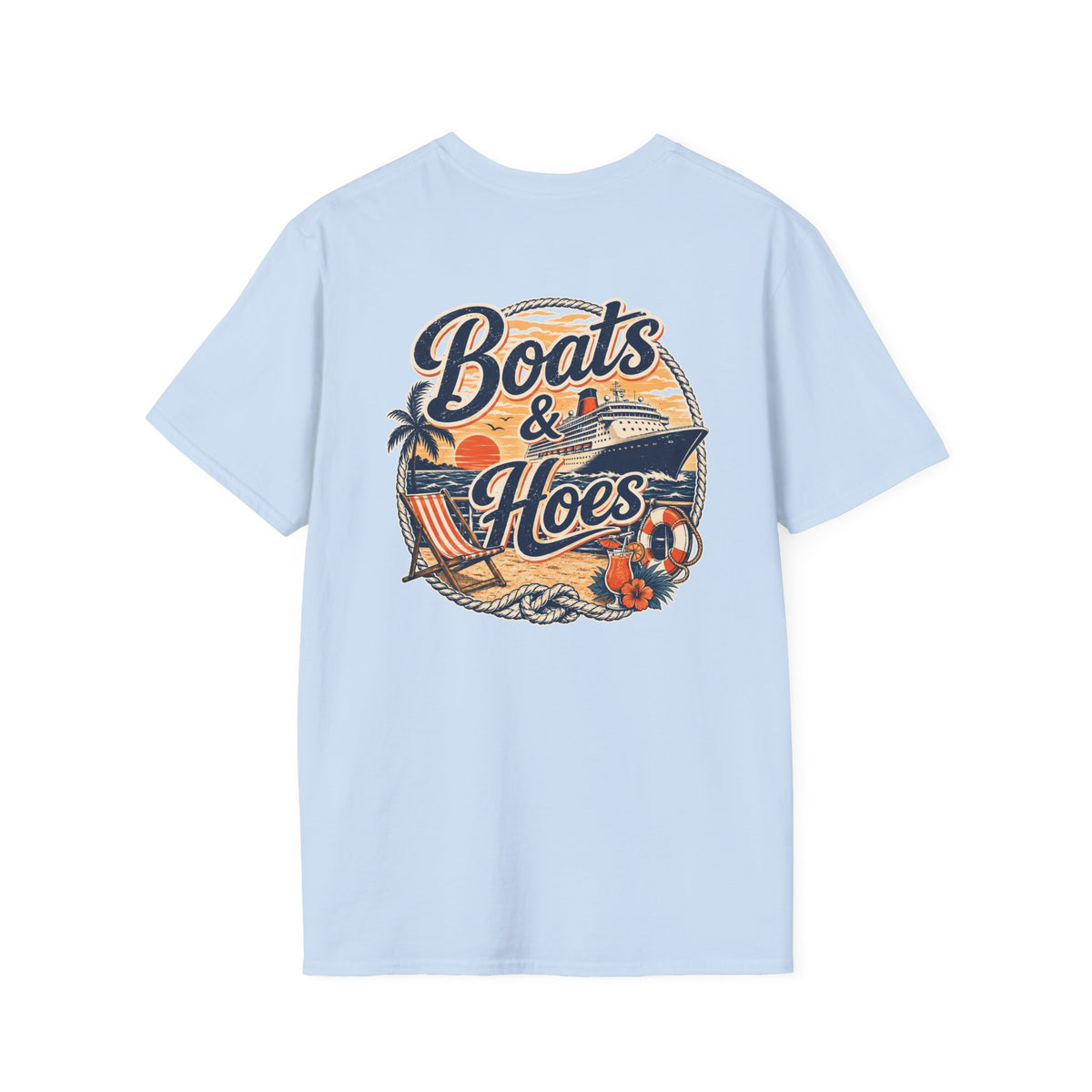 Boats and Hoes Tropical Cruise Tee