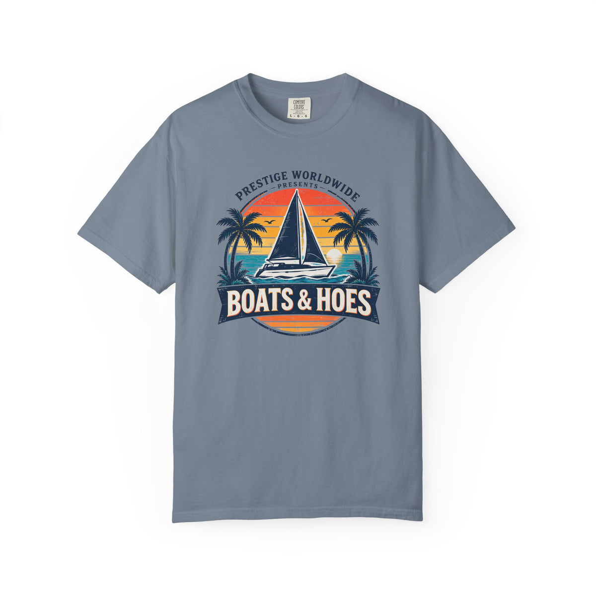 Boats & Hoes Vintage Sailboat Tee