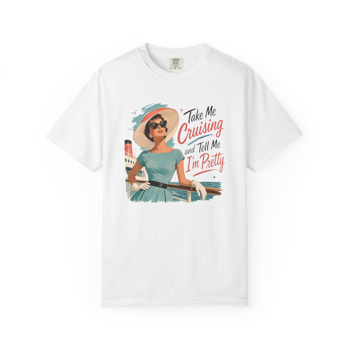 Take Me Cruising and Tell Me I'm Pretty Vintage Poster Tee