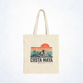 Costa Maya Mexico Cotton Canvas Tote Bag
