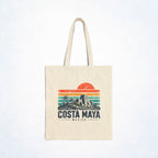 Costa Maya Mexico Cotton Canvas Tote Bag