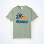 Salty Cruiser Retro Sunset Palm Tee