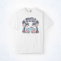 Boats & Ho Ho Hoes Tropical Christmas Cruise Tee
