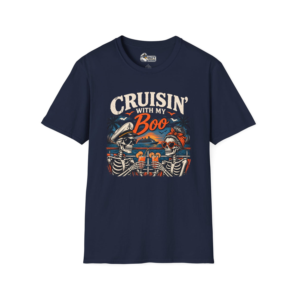 Cruisin’ With My Boo Halloween Cruise Tee