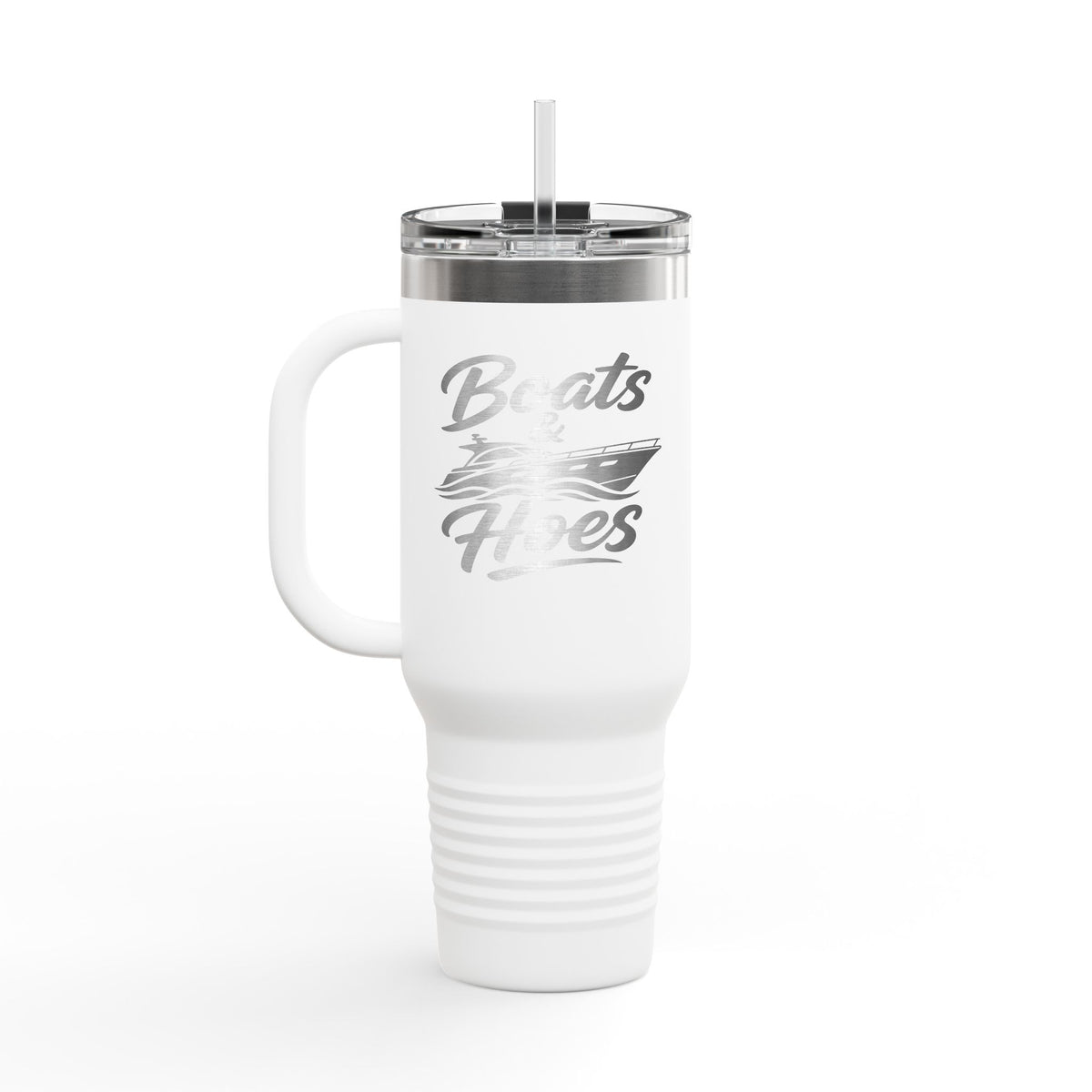 Boats & Hoes Engraved 40oz Travel Mug