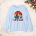 Boats & Ho Ho Hoes Retro Sailboat Christmas Sweatshirt