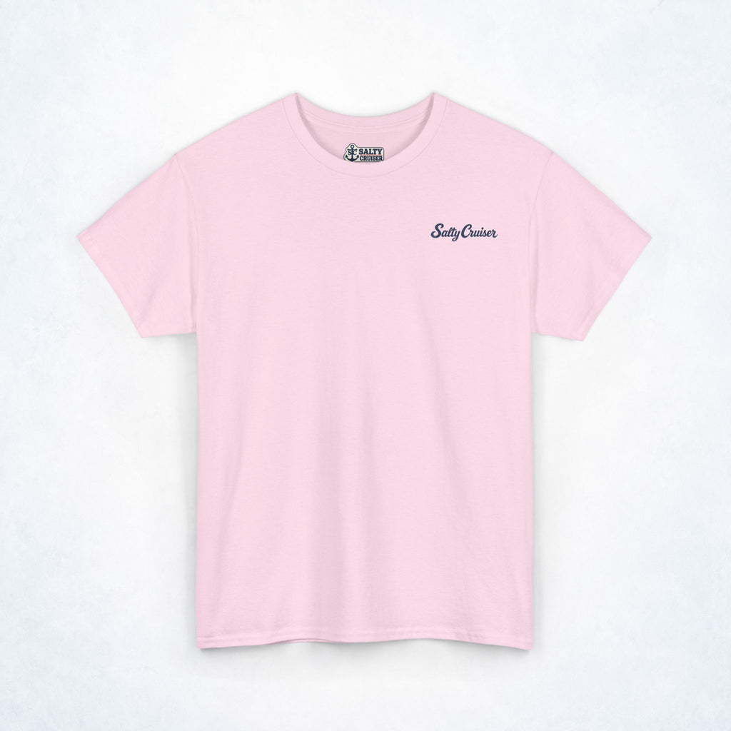 Salty Cruiser Tropical Pier Front and Back Tee