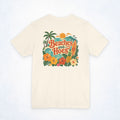 Beaches & Hoes Tropical Sunset Front & Back Tee