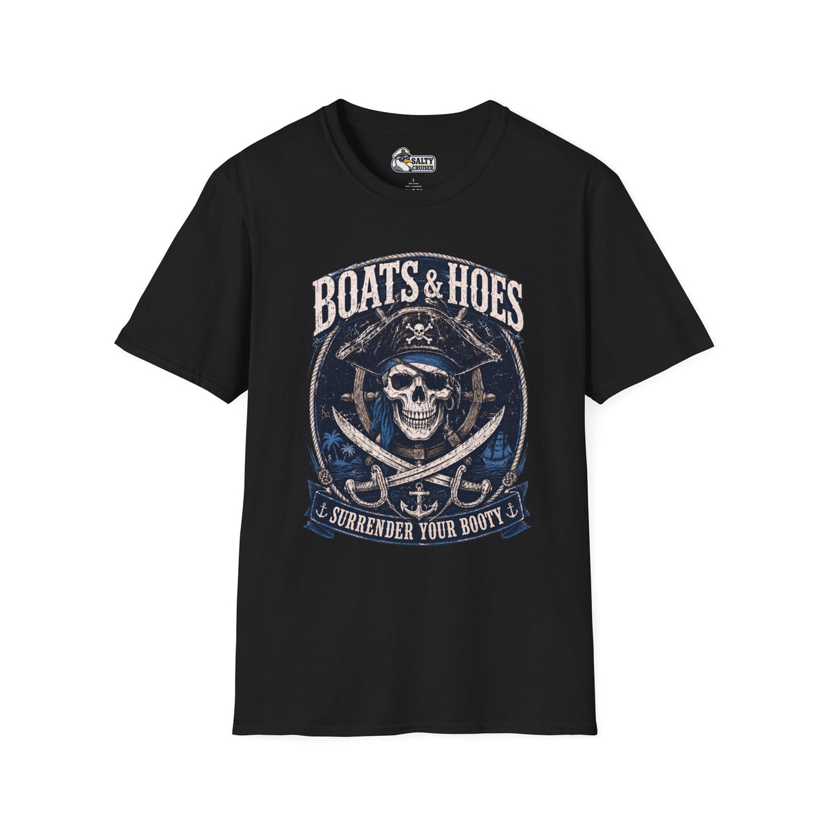 Boats and Hoes Pirate Tee