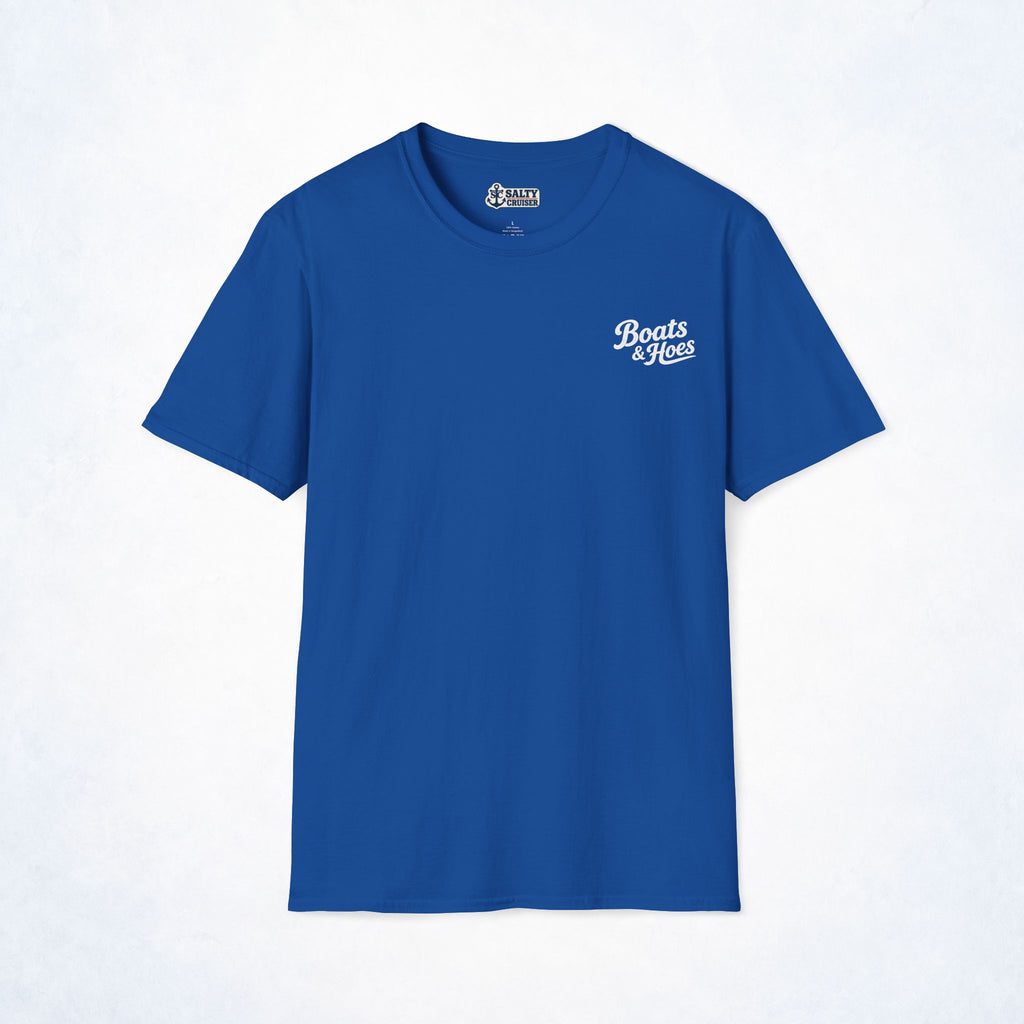 Boats & Hoes Carnival Wine Mixer Front and Back Tee