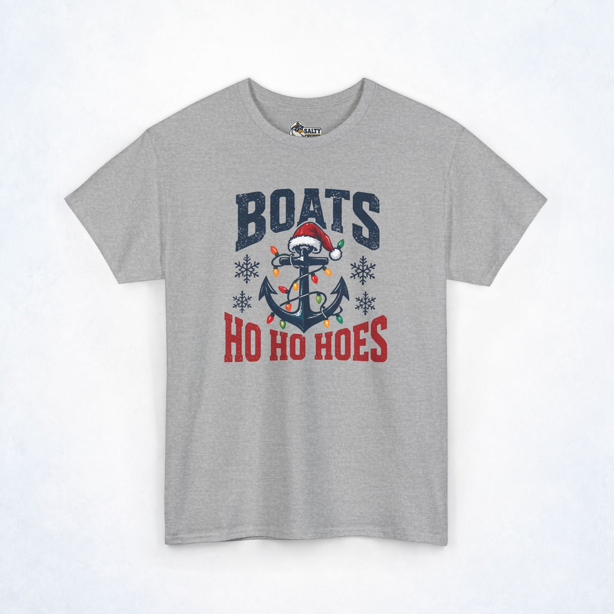 Boats & Ho Ho Hoes Nautical Christmas Tee