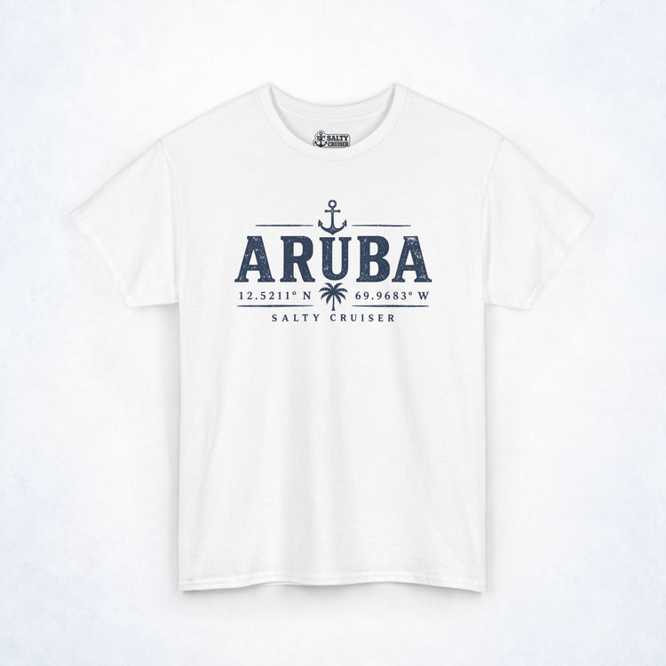 Aruba Coordinates Salty Cruiser Heavy Cotton Tee