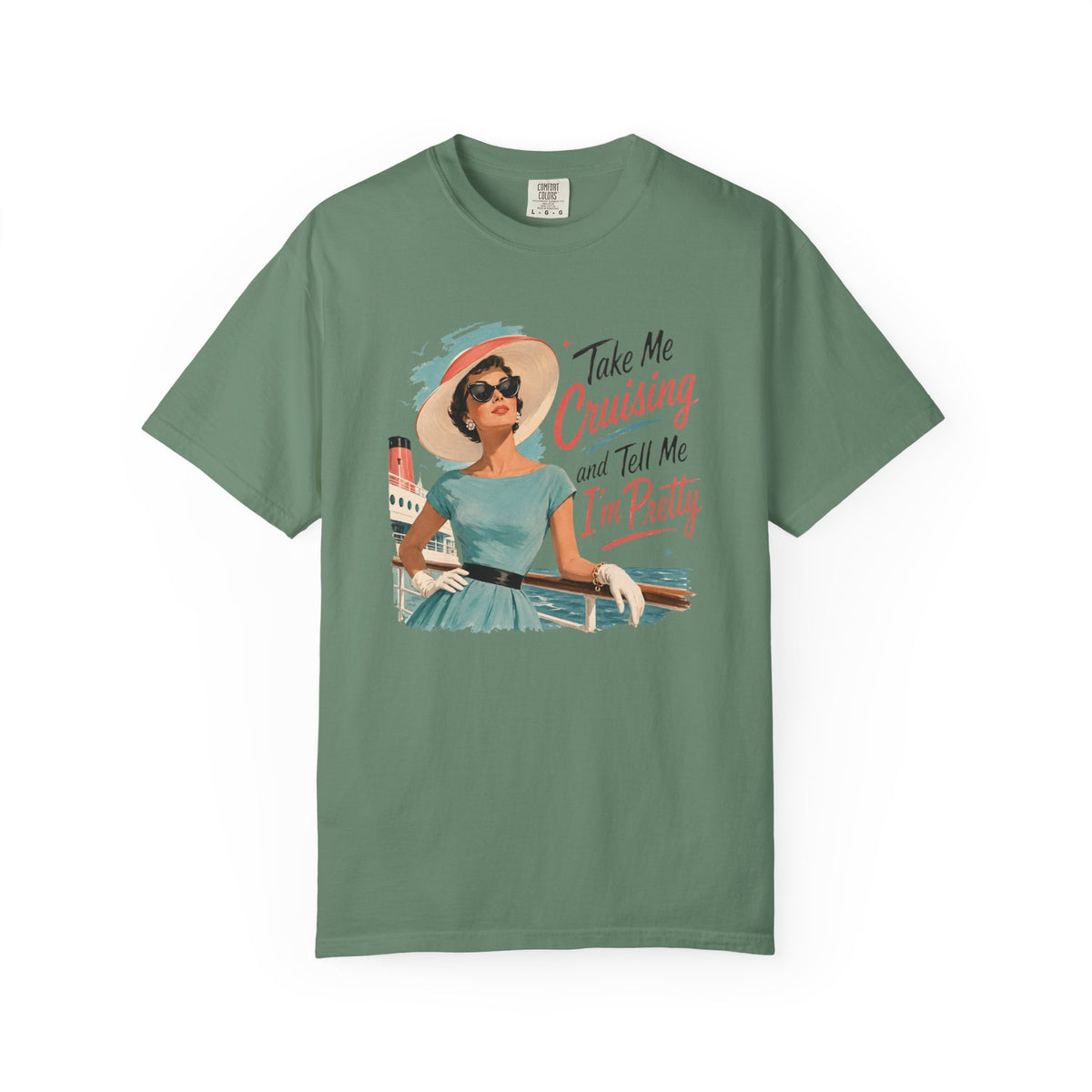 Take Me Cruising and Tell Me I'm Pretty Vintage Poster Tee