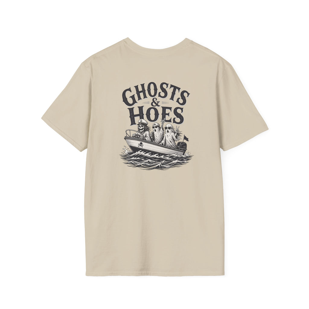 Ghosts & Hoes Speedboat Front and Back Tee