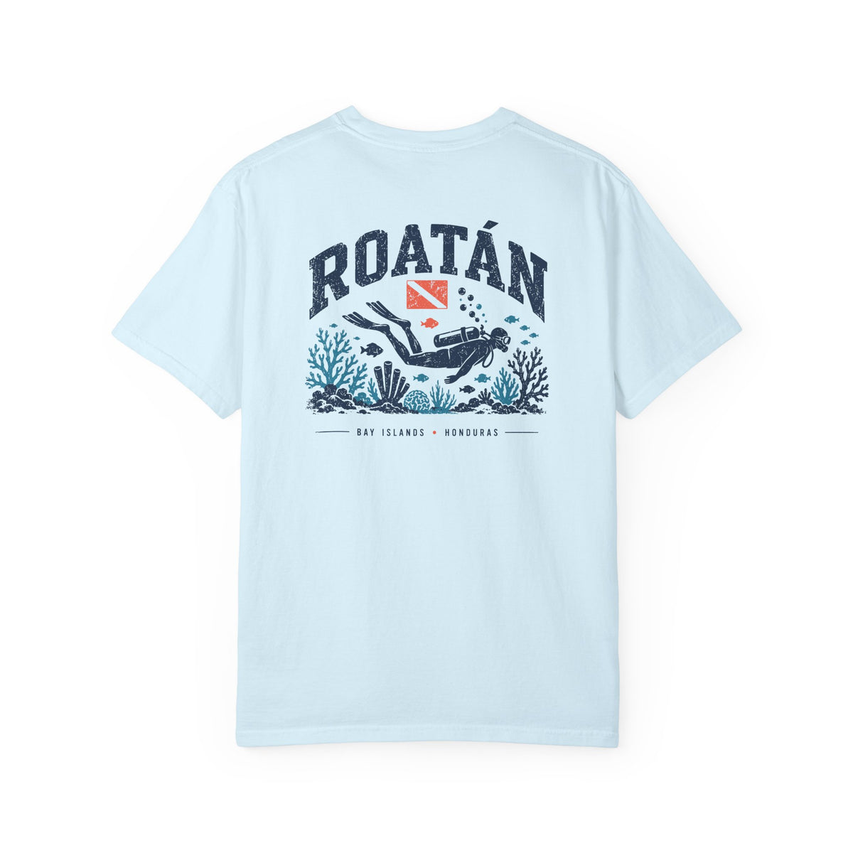 Roatán Scuba Diving Front and Back Tee