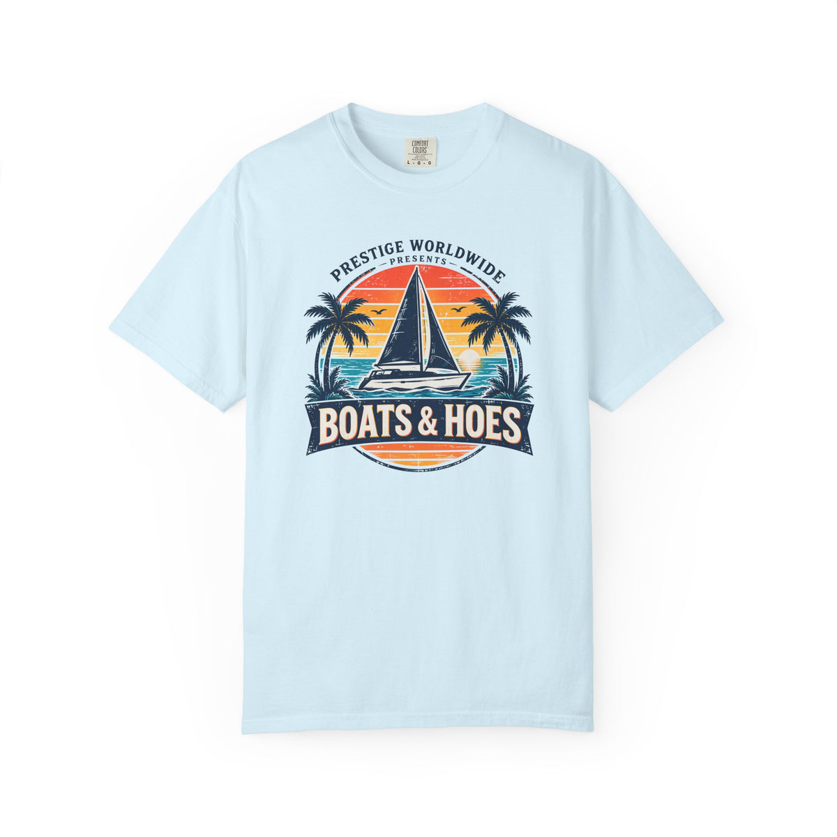Boats & Hoes Vintage Sailboat Tee