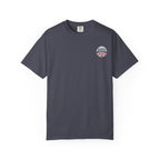 Boats & Hoes Vintage Nautical Badge Front and Back Tee