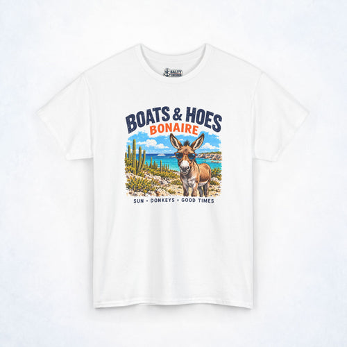 Boats & Hoes Bonaire Donkey Cruise Tee