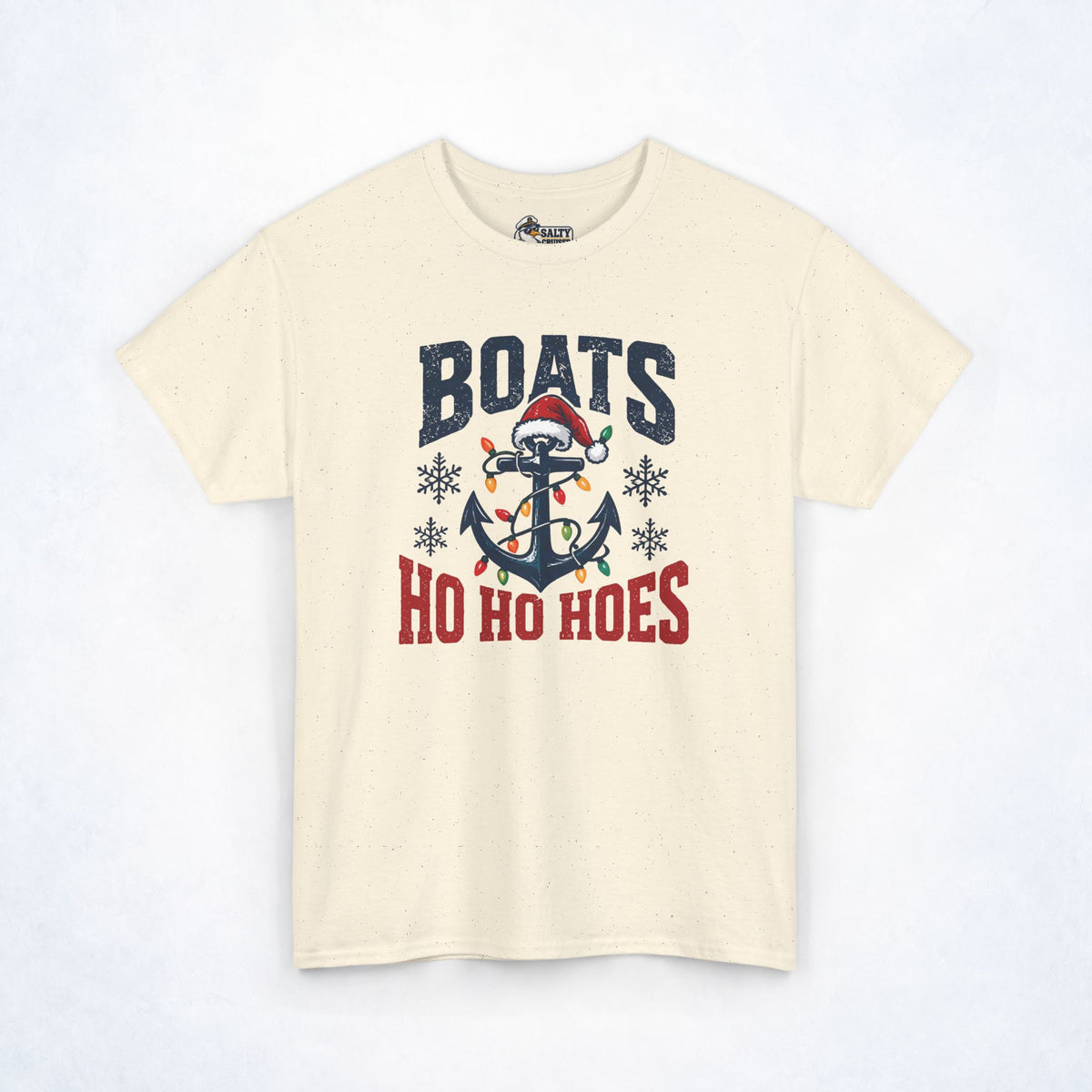 Boats & Ho Ho Hoes Nautical Christmas Tee