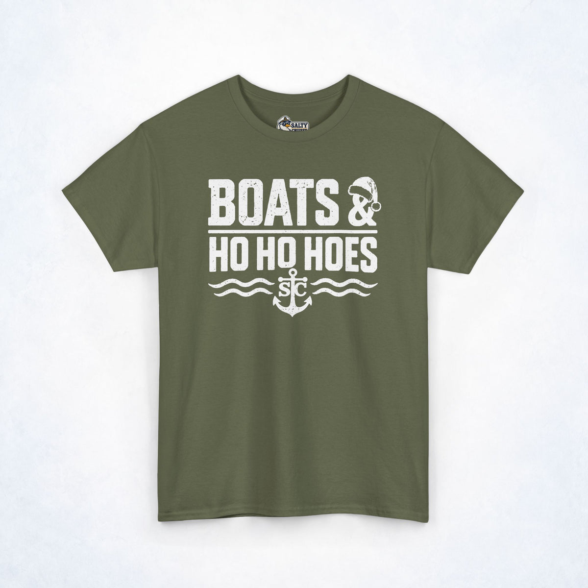 Boats & Ho Ho Hoes Christmas Cruise Tee