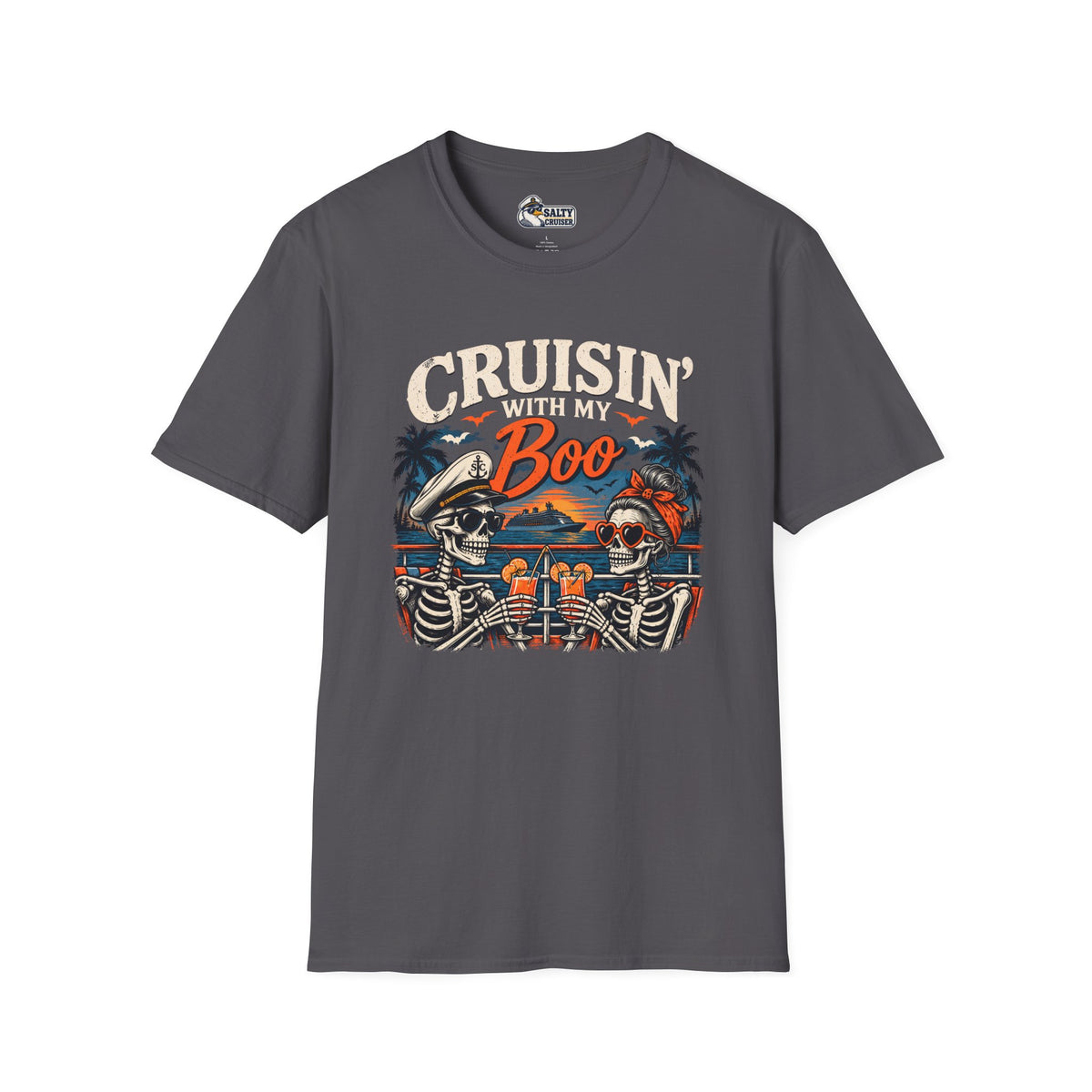 Cruisin’ With My Boo Halloween Cruise Tee