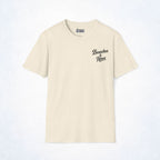 Beaches & Hoes Retro Sunset Front & Back Tee