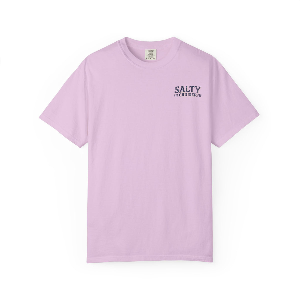 Salty Cruiser Retro Sunset Front and Back Tee