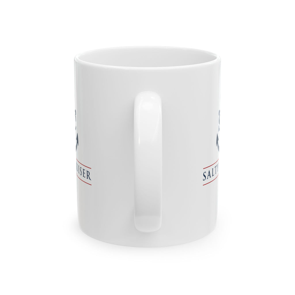 Salty Cruiser Anchor Logo Ceramic Mug