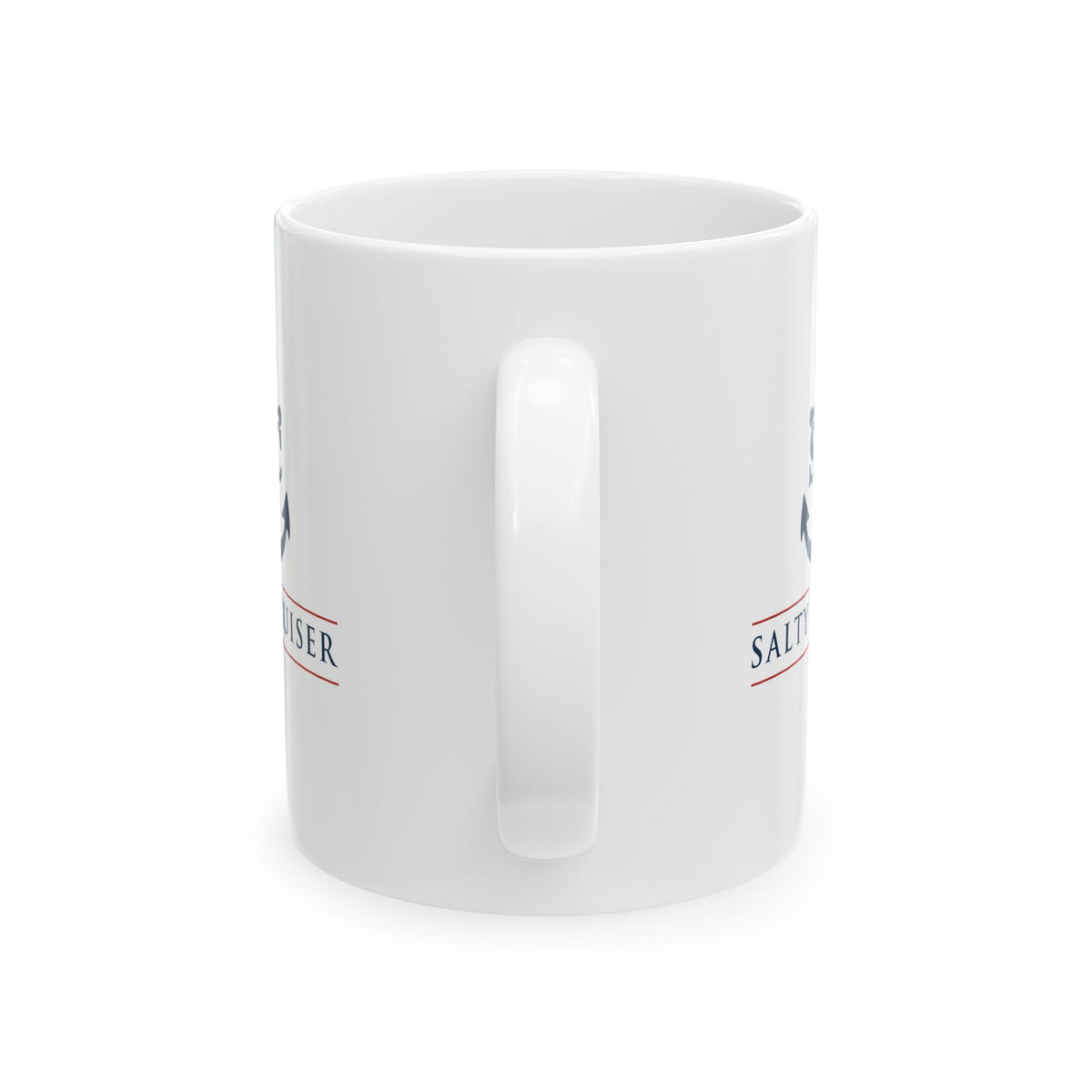Salty Cruiser Anchor Logo Ceramic Mug