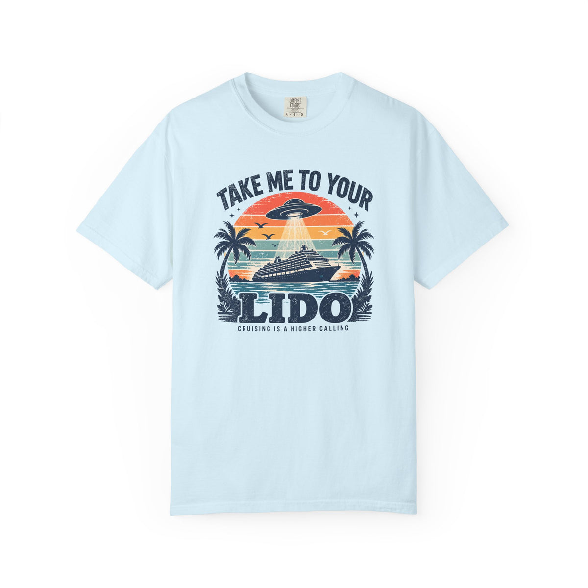 Take Me to Your Lido Retro UFO Cruise Tee
