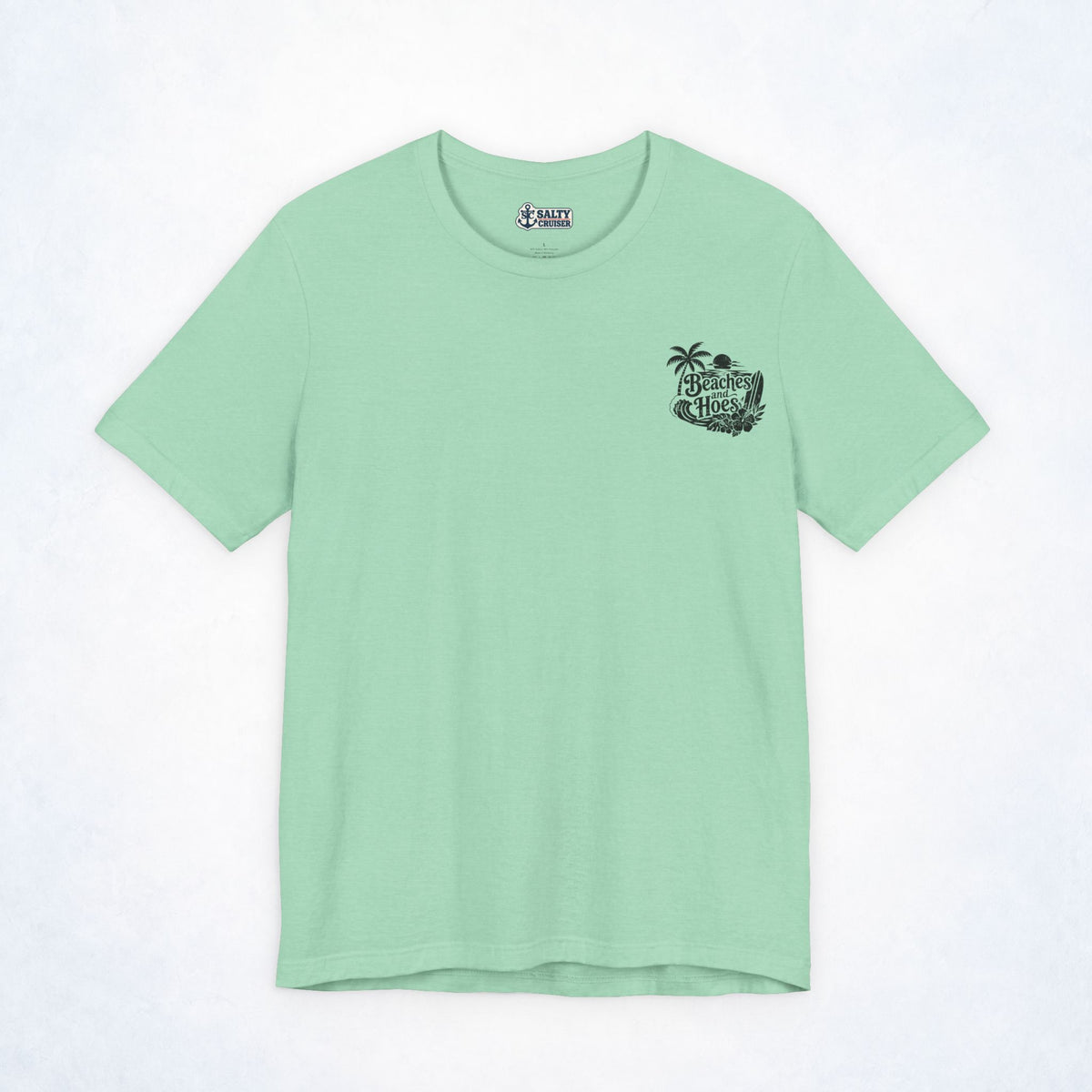 Beaches & Hoes Tropical Front & Back Tee