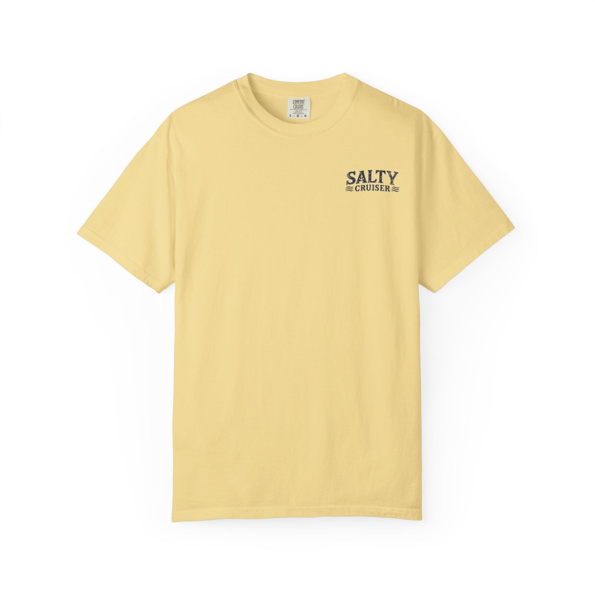 Salty Cruiser Retro Sunset Front and Back Tee