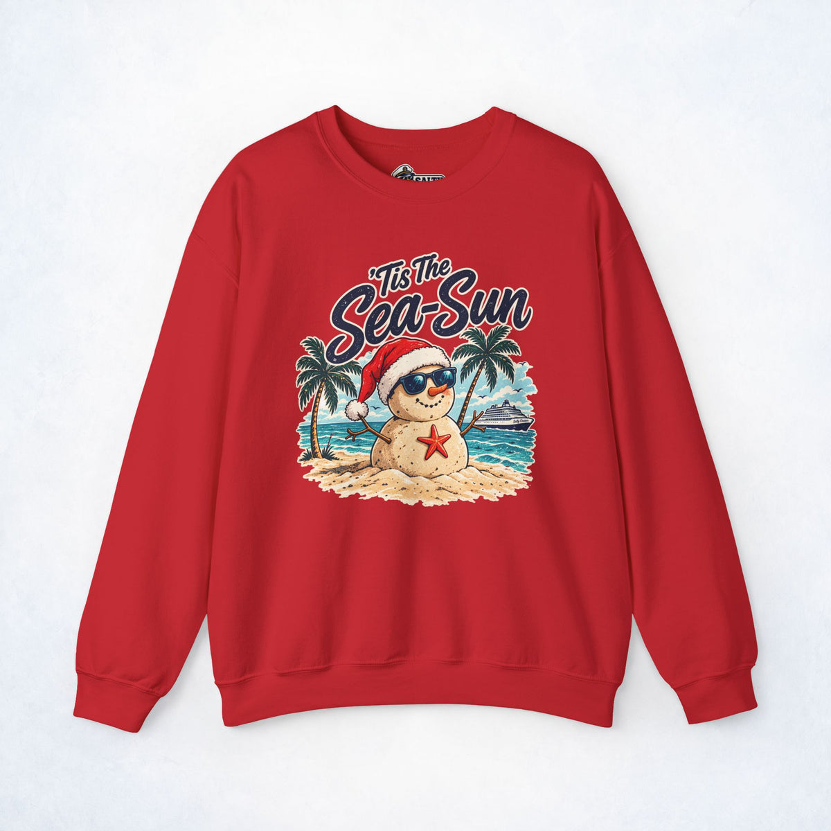 ’Tis the Sea-Sun Christmas Cruise Sweatshirt