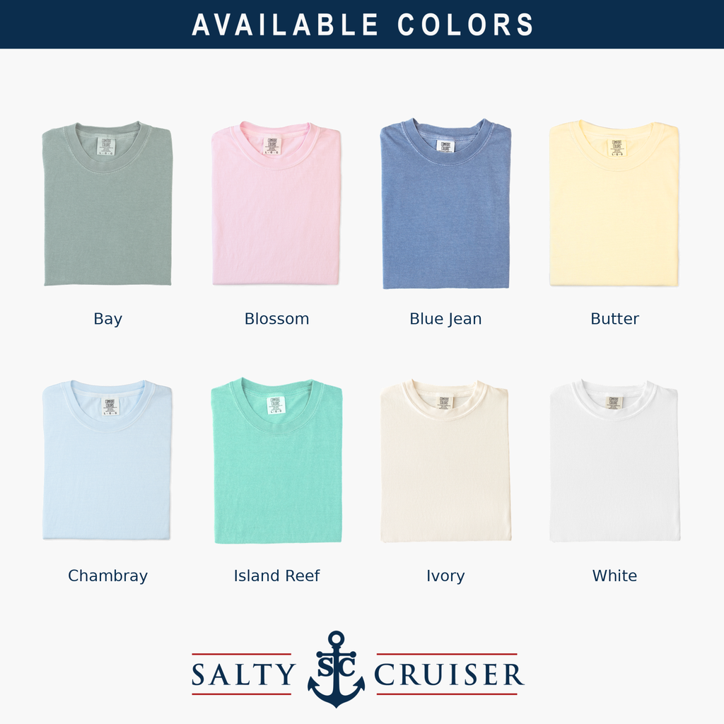 All Aboard Means All Aboard Front and Back Cruise Tee