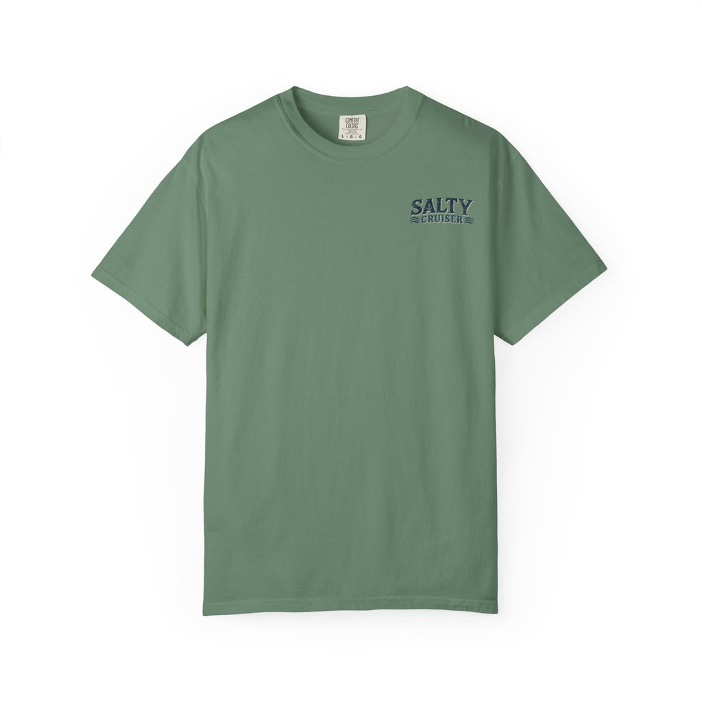 Salty Cruiser Ocean Sunset Front and Back Tee