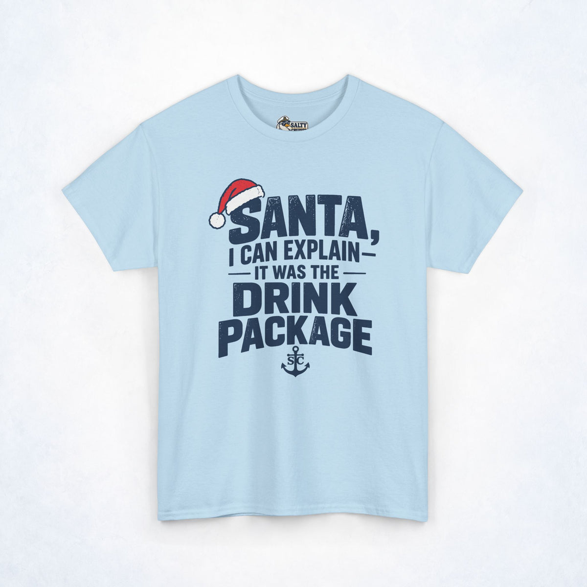 Santa, I Can Explain Drink Package Christmas Tee