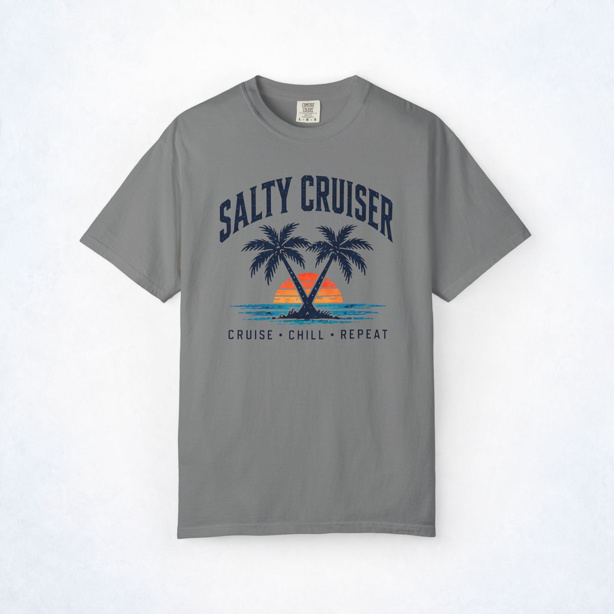 Salty Cruiser Cruise Chill Repeat Tee
