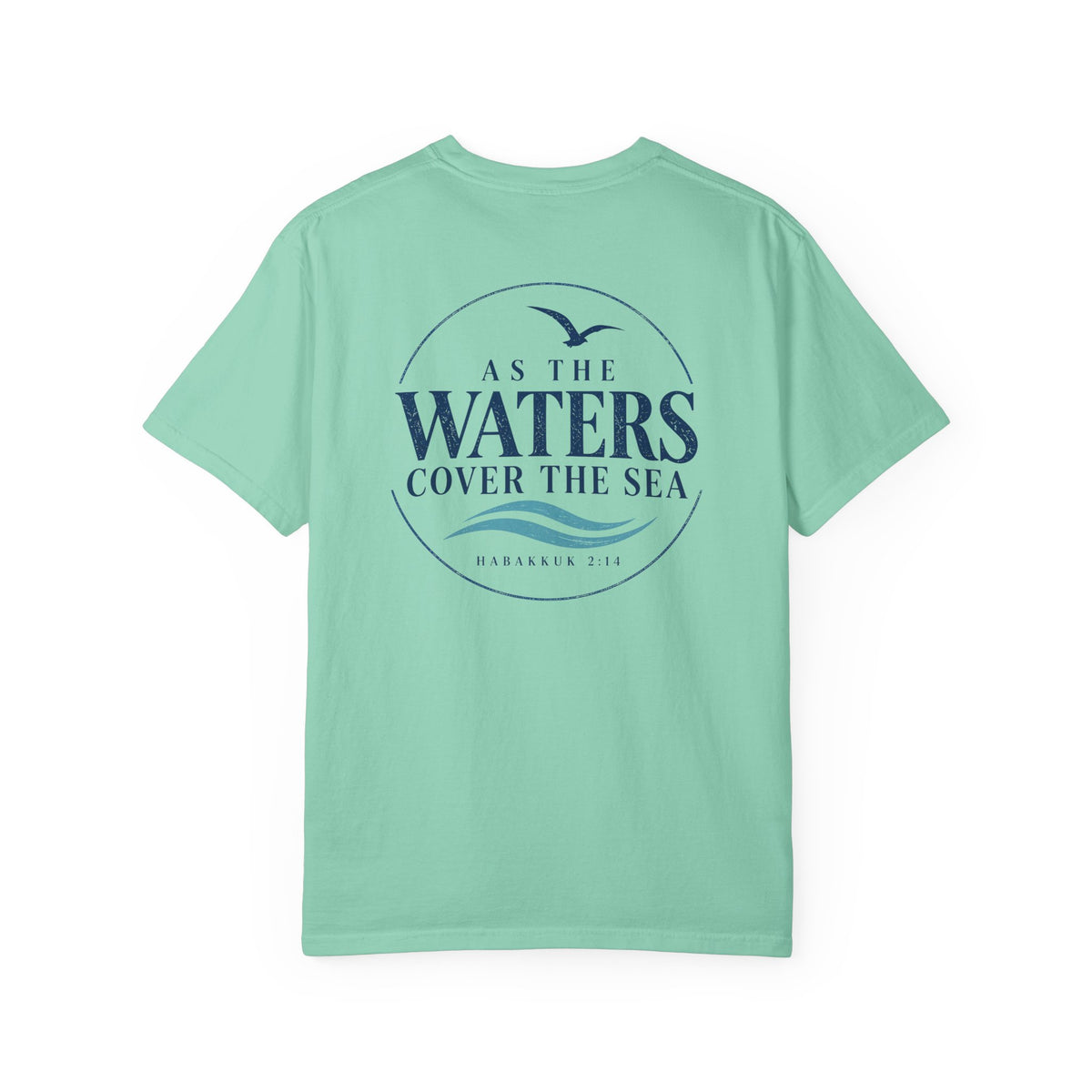 As the Waters Cover the Sea, Habakkuk 2:14, Front and Back