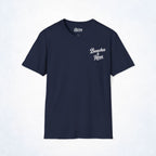 Beaches & Hoes Retro Sunset Front & Back Tee