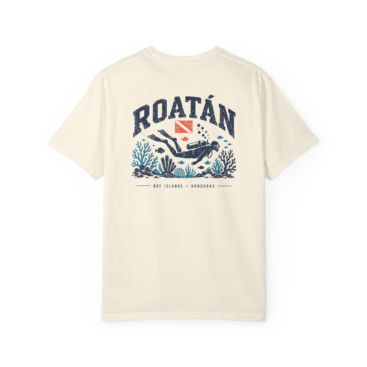 Roatán Scuba Diving Front and Back Tee