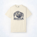 Roatán Honduras Sloth Comfort Colors Tee